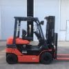 Xe nâng điện ngồi lái Toyota 2.5 tấn, tiết kiệm năng lượng và dễ vận hành, lý tưởng cho công việc nâng hạ hàng hóa trong môi trường công nghiệp.