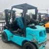 Xe nâng dầu Komatsu, khung nâng 2 tầng 3000mm, nhập khẩu Nhật Bản, hoạt động mạnh mẽ, bền bỉ trong môi trường công nghiệp.