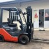 Xe nâng dầu Toyota 2 tấn model 02-8FDK20, khung nâng V3000mm, sản xuất năm 2014, nhập khẩu Nhật Bản nguyên bản, chất lượng đảm bảo.