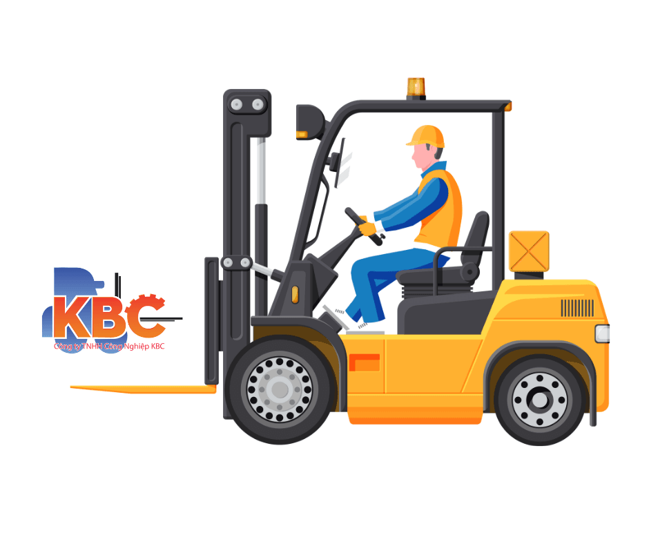 Xe nâng hàng Toyota Nhật Bản hoạt động trong khu công nghiệp tại Hải Phòng – Dịch vụ thuê xe nâng KBC