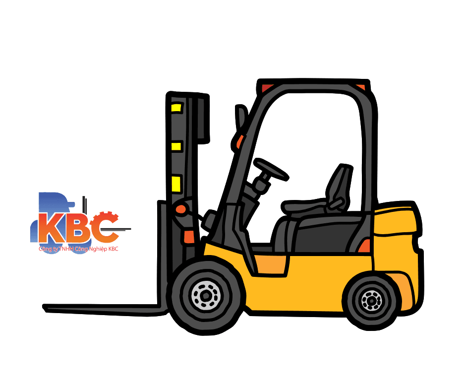 Xe nâng hàng Komatsu hoạt động trong nhà máy tại Quảng Ninh – Dịch vụ cho thuê xe nâng KBC