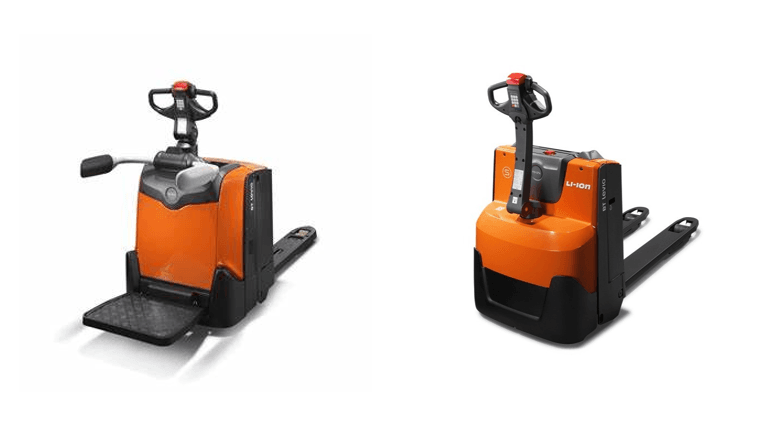 Xe nâng Toyota BT LPE200 có platform đứng lái