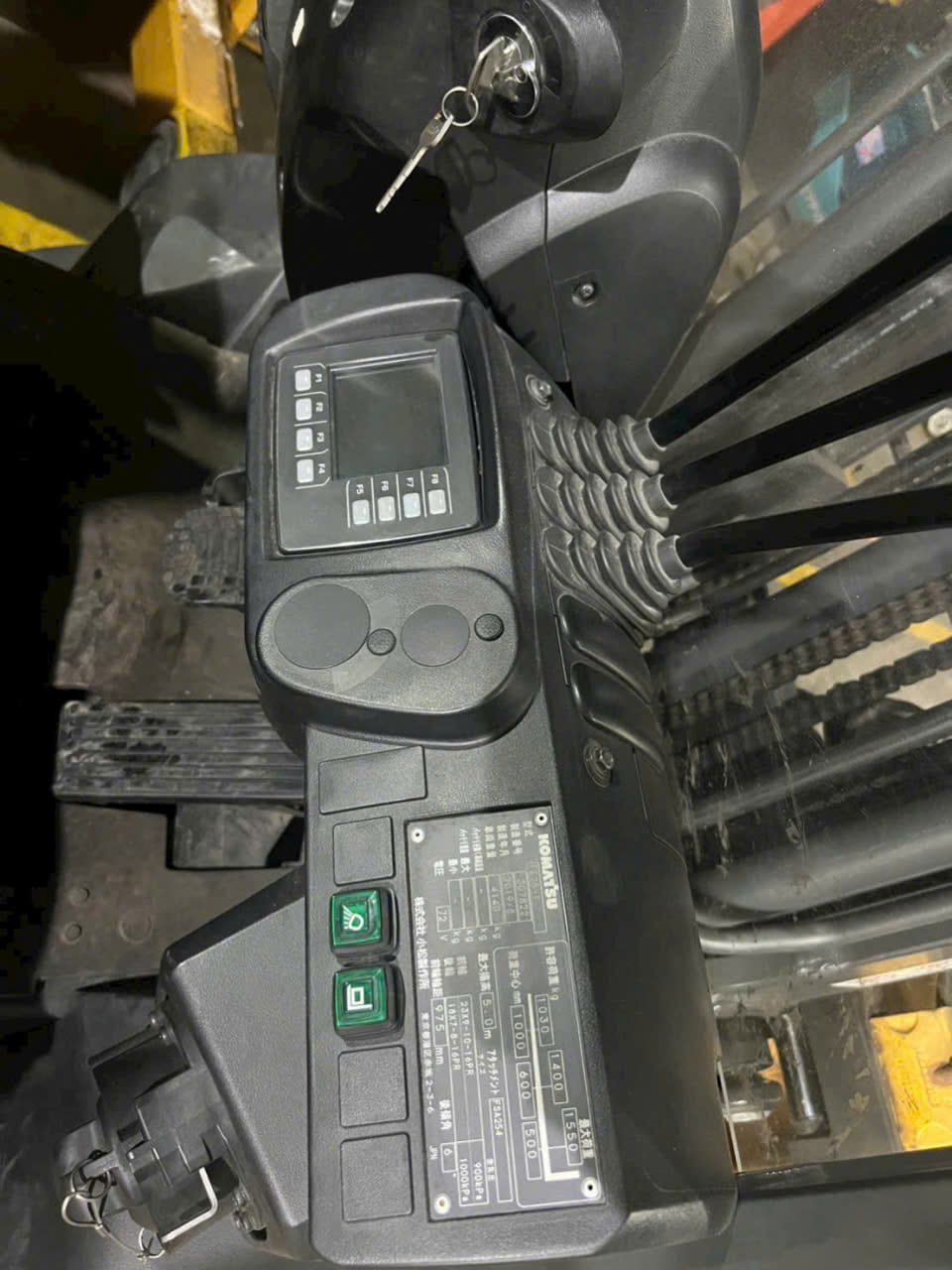 Xe nâng điện Komatsu FE25-1 2.5 tấn, khung nâng 5m, sản xuất 2019, nhập khẩu nguyên bản từ Nhật Bản, chất lượng cao, có dịch giá