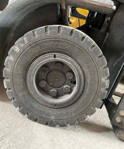 Xe nâng điện ngồi lái TCM FB25-7 2.5 tấn, nâng cao 3m, sản xuất năm 2011, nhập khẩu Nhật Bản