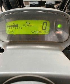Xe nâng điện ngồi lái TCM FB25-7 2.5 tấn, nâng cao 3m, sản xuất năm 2011, nhập khẩu Nhật Bản