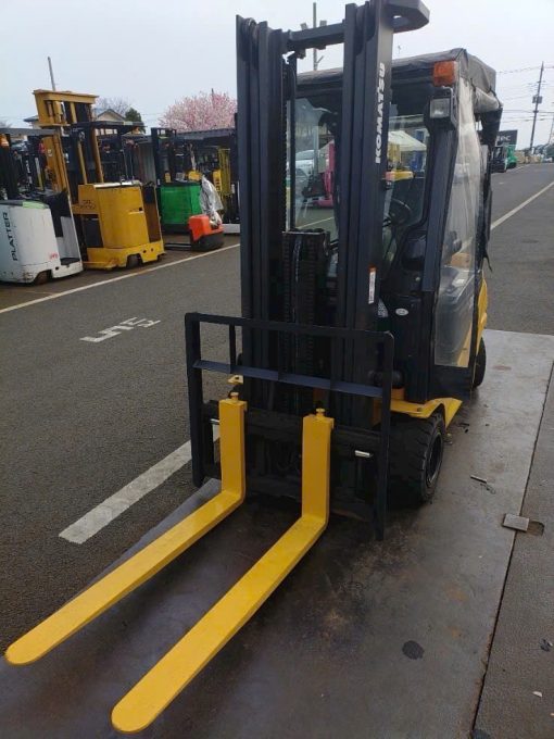 Xe nâng điện Komatsu FB20A-12 tải trọng 2 tấn, khung nâng 4.5m, sản xuất 2018, số giờ 5340, nhập khẩu Nhật Bản nguyên bản, phân phối bởi KBC.