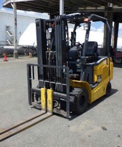 Xe nâng điện Komatsu FE25H-1 2.5 tấn, khung nâng 3 tầng 4.3m, lấy hàng tầng 2 trong container, sản xuất 2019, số giờ 1942, nhập khẩu Nhật Bản nguyên bản, phân phối bởi KBC.