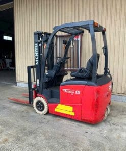 Xe nâng điện Nichiyu 1.5 tấn khung nâng 3m nhập khẩu Nhật Bản