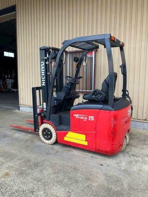 Xe nâng điện Nichiyu 1.5 tấn khung nâng 3m nhập khẩu Nhật Bản