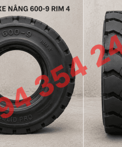 Lốp xe nâng 600-9 rim 4 SOLID PRO