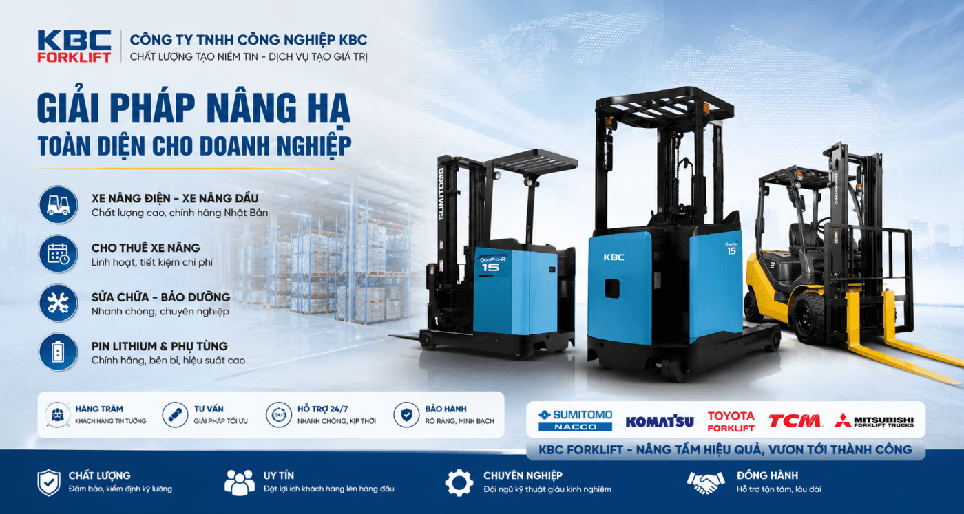 Xe Nâng Chất Lượng Cao – Giải Pháp Nâng Hạ Hiệu Quả Cho Doanh Nghiệp