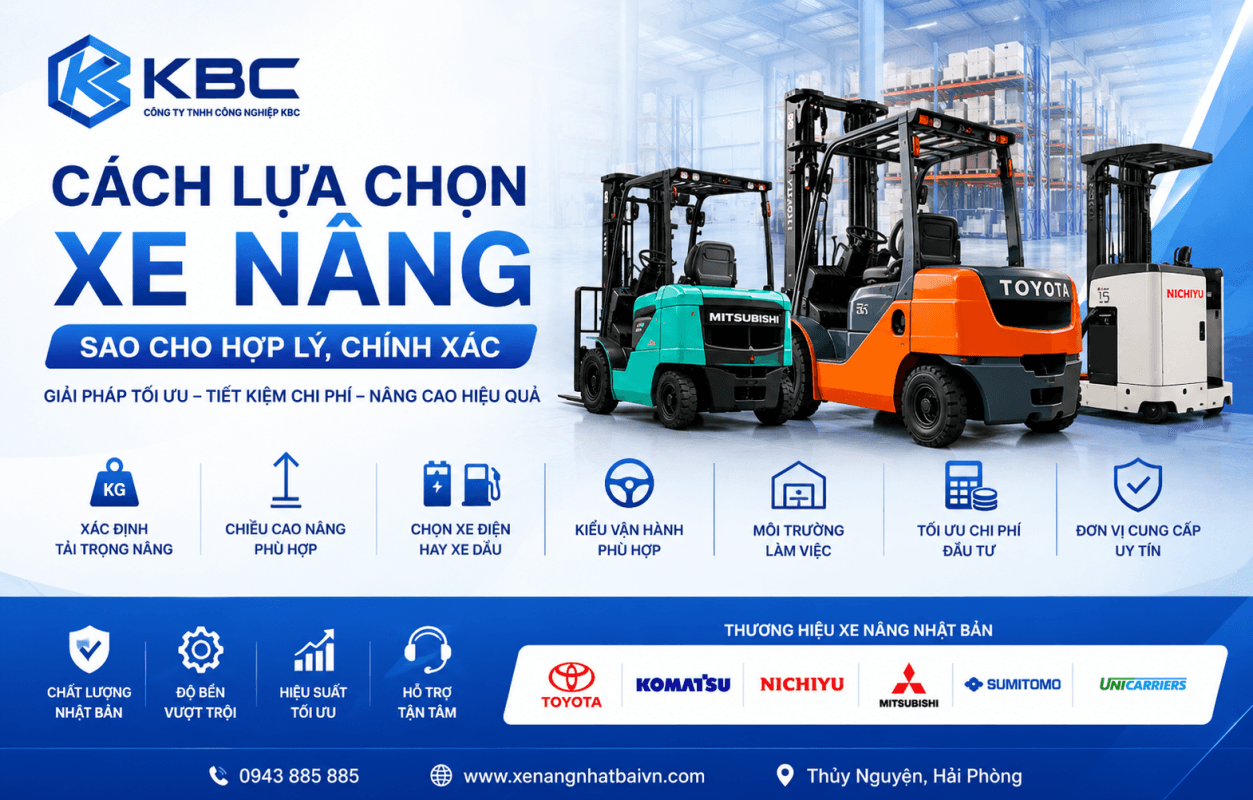 Cách Lựa Chọn Xe Nâng Phù Hợp Cho Doanh Nghiệp Hiệu Quả Nhất